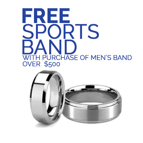 Free Sports Band with men's band over $500