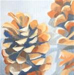 Two Pine cones - Posted on Wednesday, March 11, 2015 by Nancy Husband