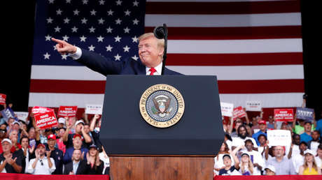 El presidente estadounidense, Donald Trump, en Panama City, Florida, el 8 de mayo de 2019.