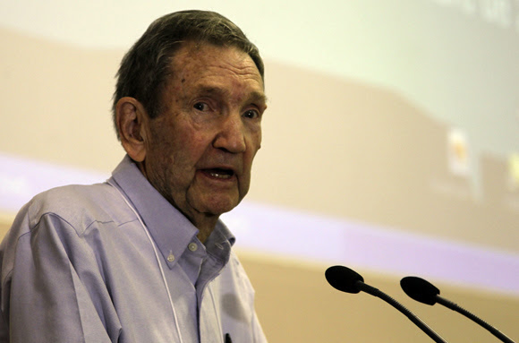 Ramsey Clark, ex fiscal de los Estados Unidos. Foto: Ladyrene Pérez/ Cubadebate.