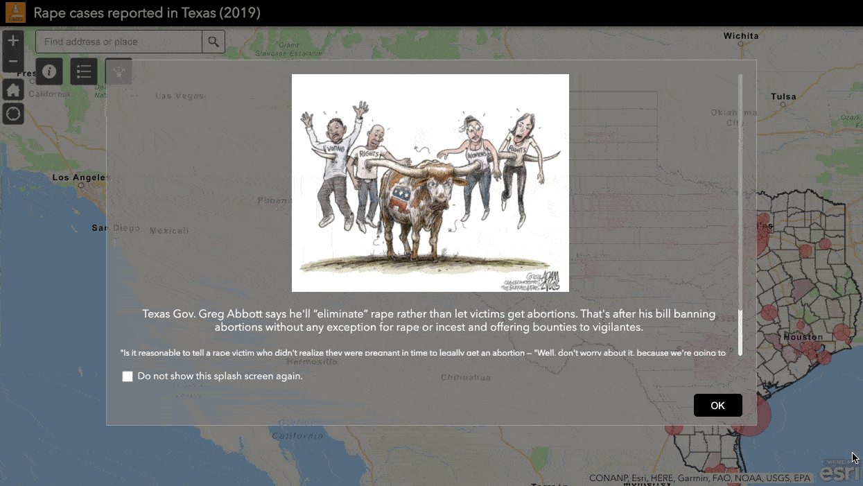Use maps for advocacy