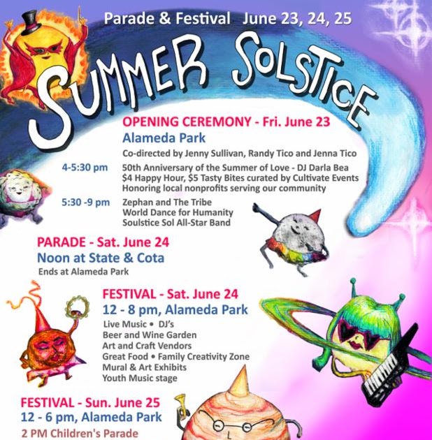 Santa Barbara Sights and Events Santa Barbara Summer Solstice Parade