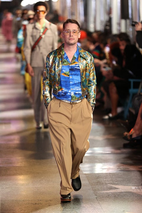 Gucci Love Parade - Runway los angeles, california november 02 macaulay culkin walks the runway during gucci love parade on november 02, 2021 in los angeles, california photo by emma mcintyregetty images for gucci
