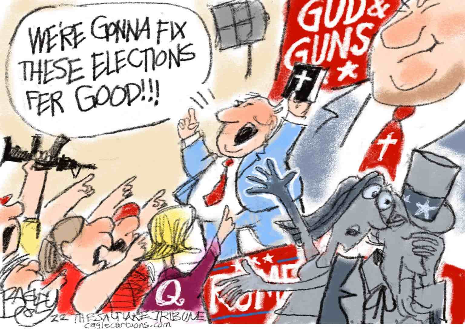Republicans rely on fascism and voer suppression to cling to power.