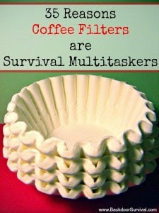 35 Reasons Coffee Filters are Survival Multitaskers