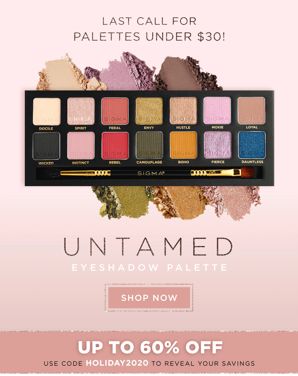 LAST CALL FOR PALETTES UNDER $30!