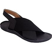 USBS Traders Men's Black PU Sandals (SN101) - 6 UK