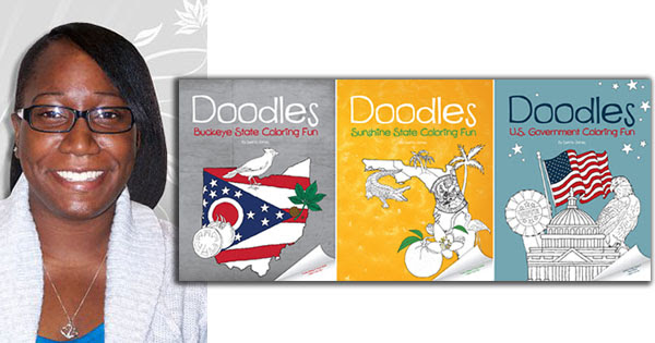 Setria James, founder of Doodle Coloring Books