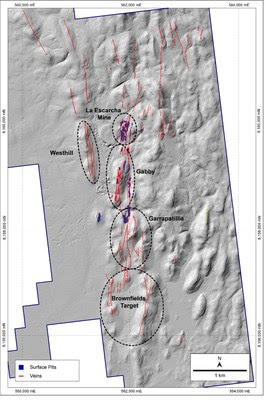 Figure 2 –Map of the Golden Hill Property Highlighting Drill Target (CNW Group/Mantaro Precious Metals Corp.)