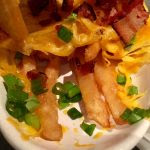 Loaded cheese fries, foodie, frisco mom blog