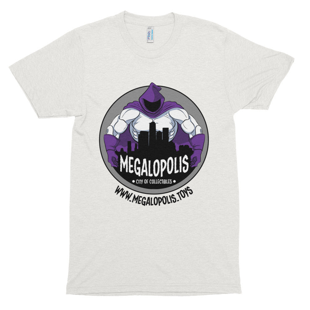 Image of Megalopolis Men's Basic Logo T-Shirt (Soft Blend) - White