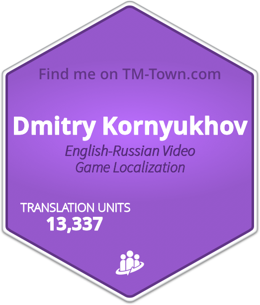 Dmitry Kornyukhov TM-Town Profile