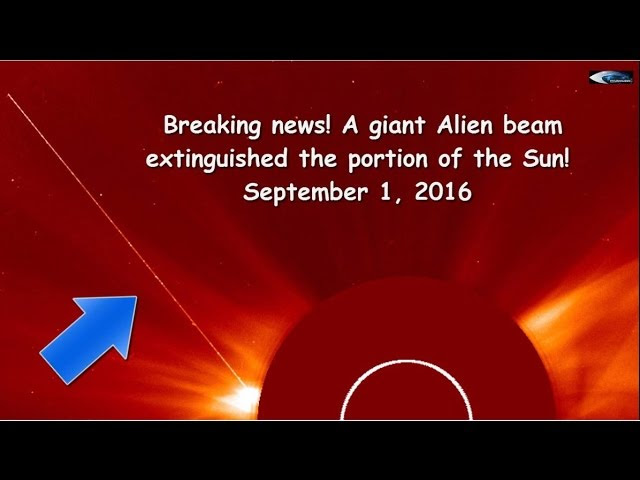 Breaking news! A giant beam extinguished the portion of the Sun! September 1, 2016  Sddefault