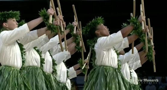 24 halau compete in Hula Kahiko at the Merrie Monarch Festival