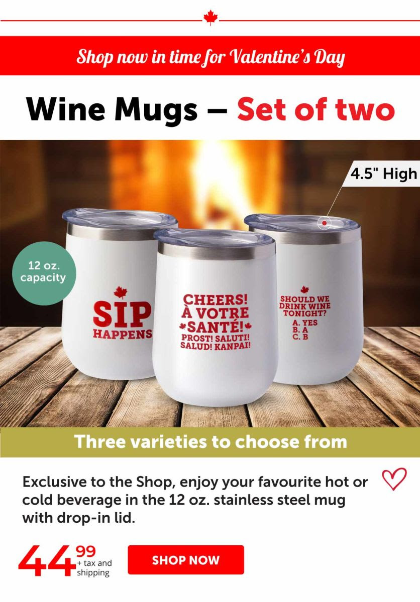 Wine Mugs - Set of Two
