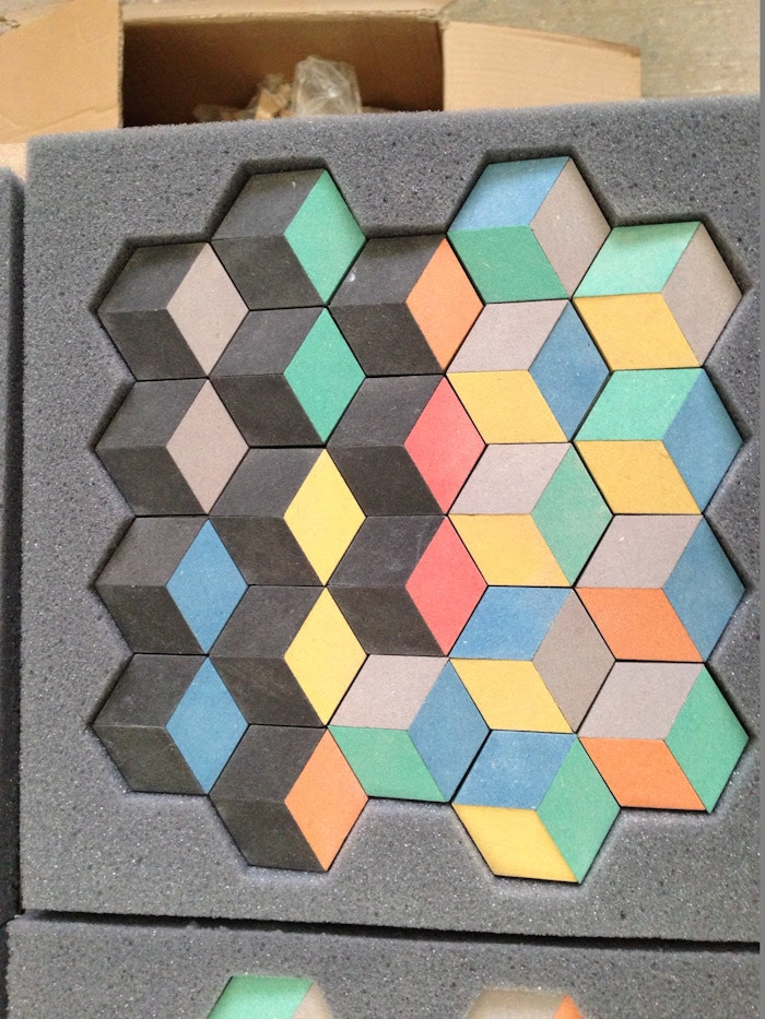 A tray of Original tiles!