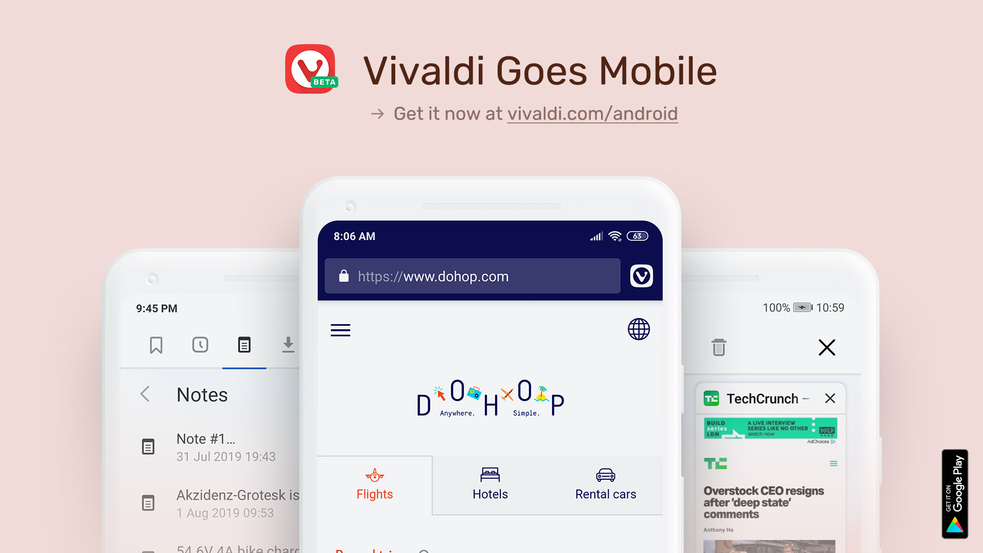 download the new version for android Vivaldi браузер 6.1.3035.302