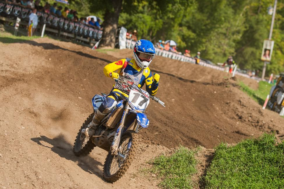 Justin Cooper topped the charts in the Open Pro Sport class and has a 1-1 moto tally heading into the third and final moto.