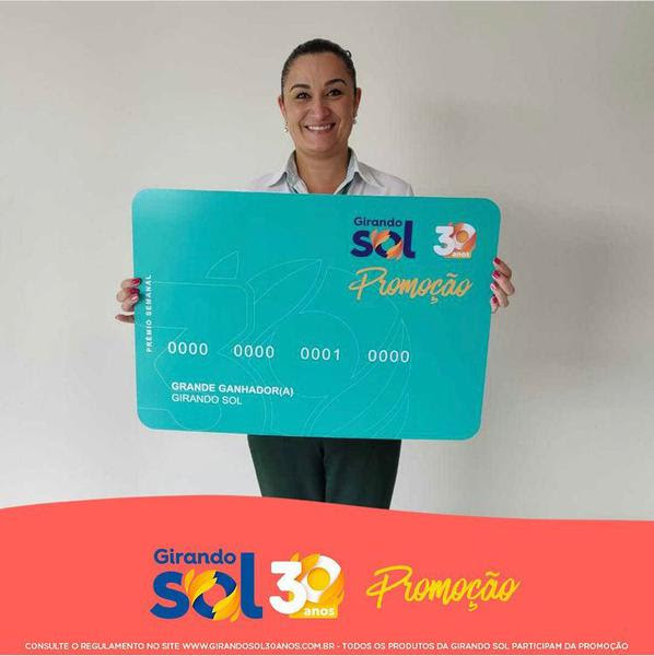 Ganhadores recebem cartão de débito para fazer compras de qualquer finalidade (Divulgação)