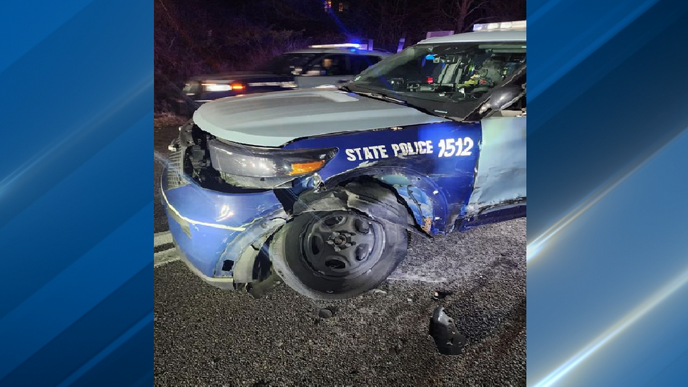  Massachusetts state trooper hit by car while helping at separate crash scene