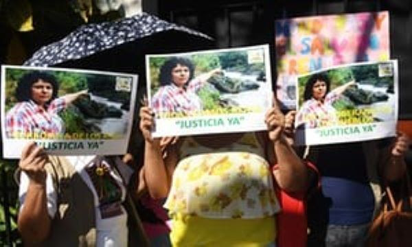 Honduras, protesta por asesinato de Berta Cáceres