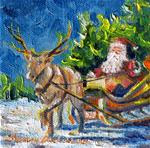 Santa in his Sleigh - Posted on Thursday, December 18, 2014 by Tammie Dickerson