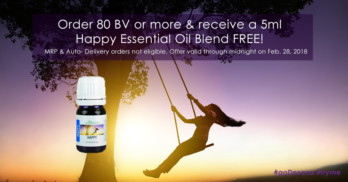 Free Happy Essential Oil Blend