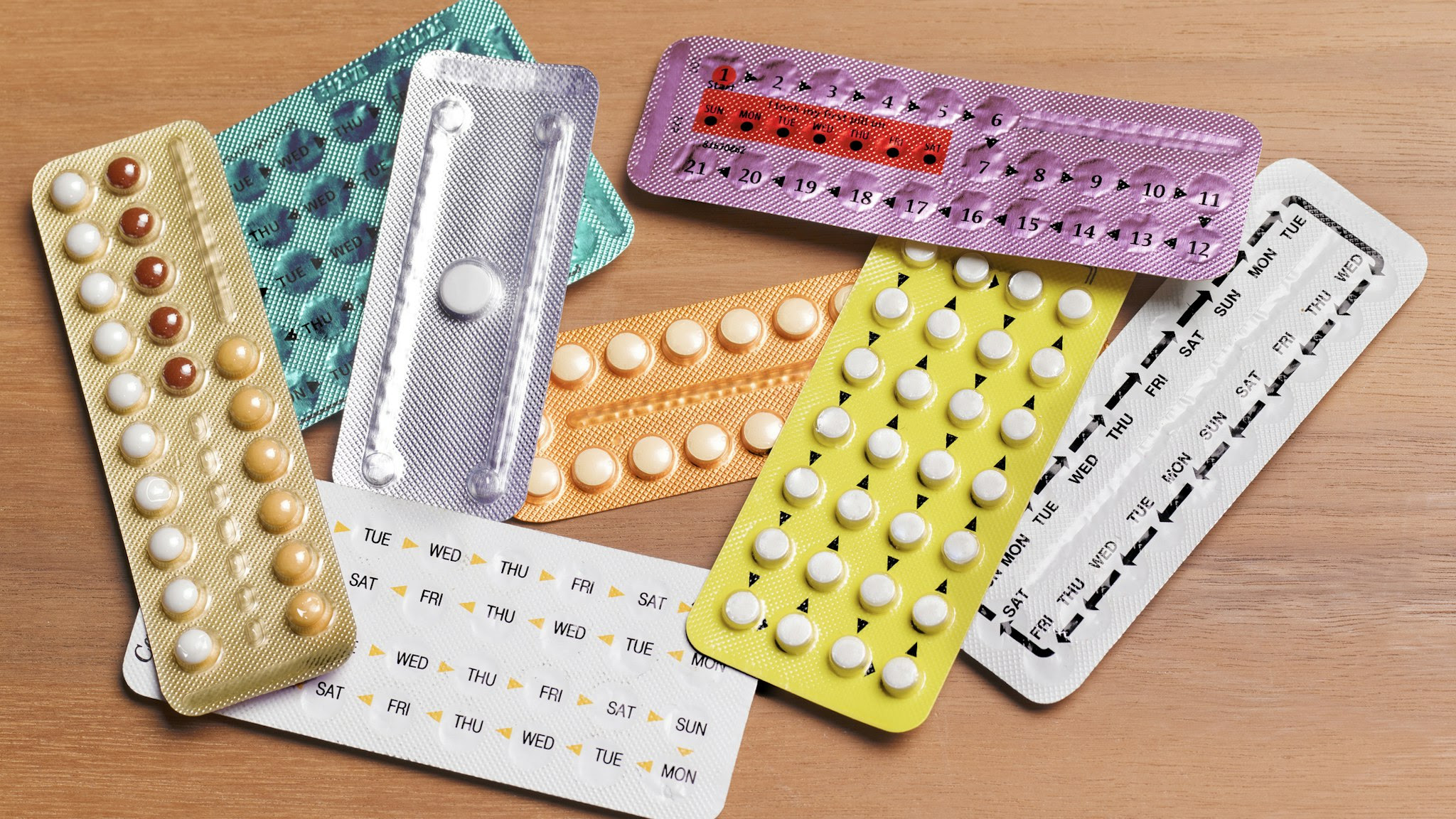 BIRTH CONTROL PILLS - stock photo