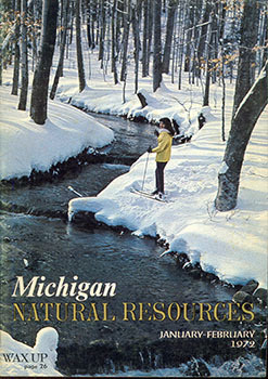 The cover of the March-April 1972 issue of Michigan Natural Resources magazine is shown.