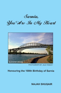 Sarnia, You Are In My Heart by Najah Shuqair will be launched Sunday, August 3 in Sarnia.