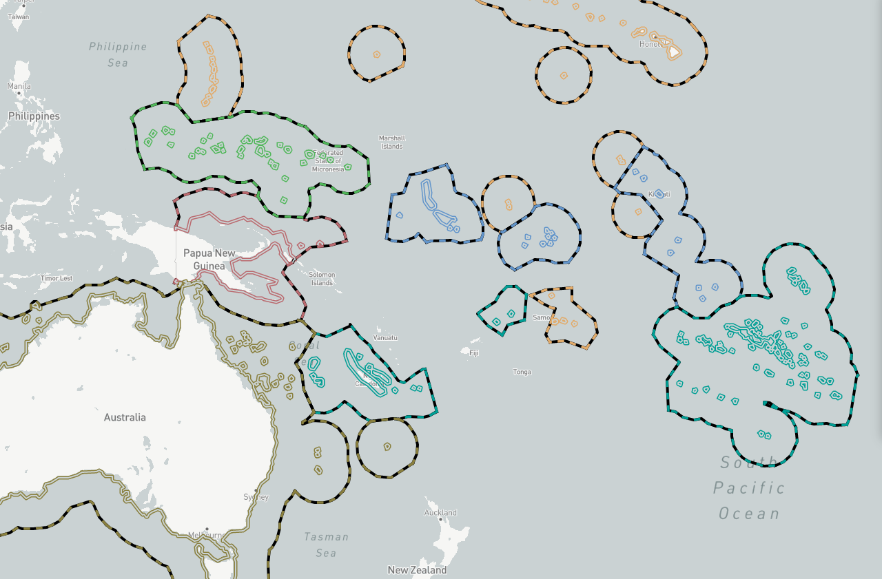 Maritime Claims Of The Indo-Pacific – CVD