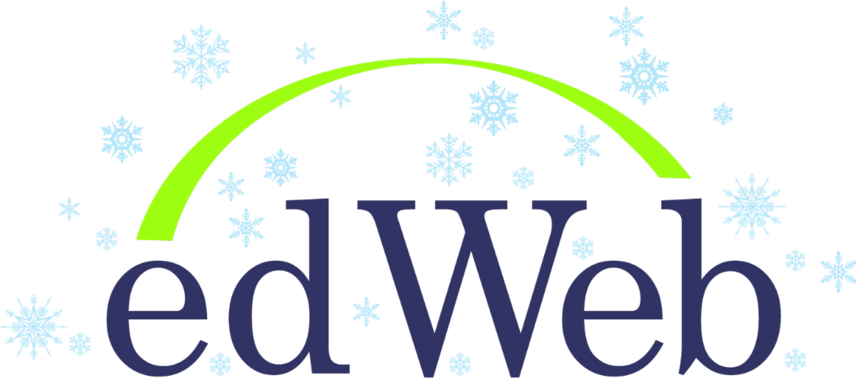 edWeb with Snowflakes