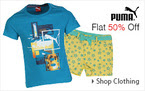  Flat 50% Off + Extra 37% Off On Rs.2499 Puma Kids Clothing