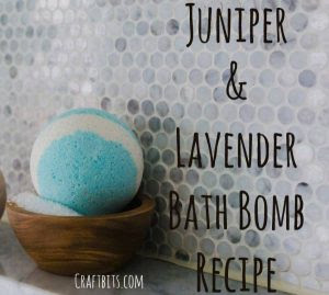 Lavender and Juniper Bath Bomb.