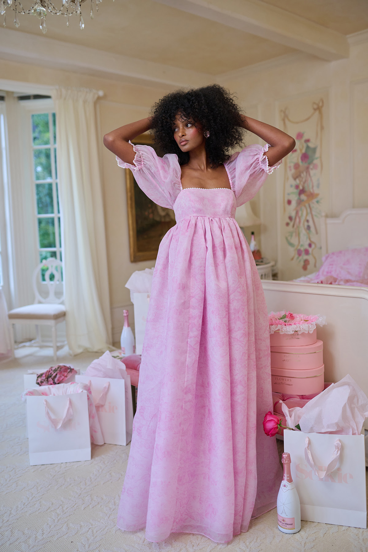 The Pink Porcelain Puff Gown