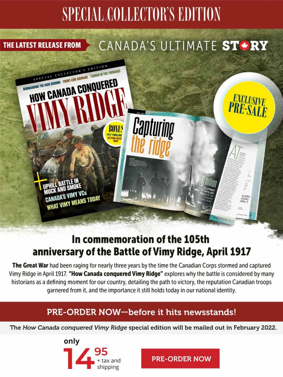 Exclusive Pre-sale! How Canada Conquered Vimy Ridge