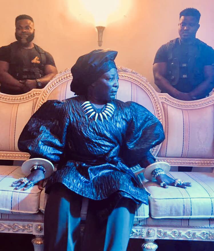 Charley Boy switches up his look with feminine blouse, gele, and elaborate bangles (photos)