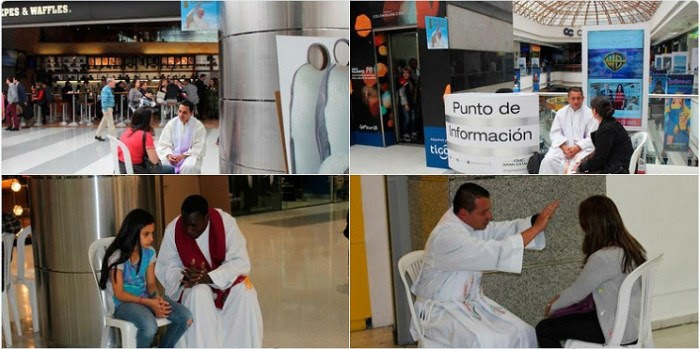 'Confess-a-thon' at Colombian mall draws 350 priests
