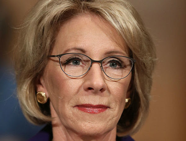 Devos Eyes Use of Federal Funds to Arm Teachers