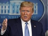 President Donald Trump speaks during a press briefing with the coronavirus task force, in the Brady press briefing room at the White House, Monday, March 16, 2020, in Washington. (AP Photo/Evan Vucci)