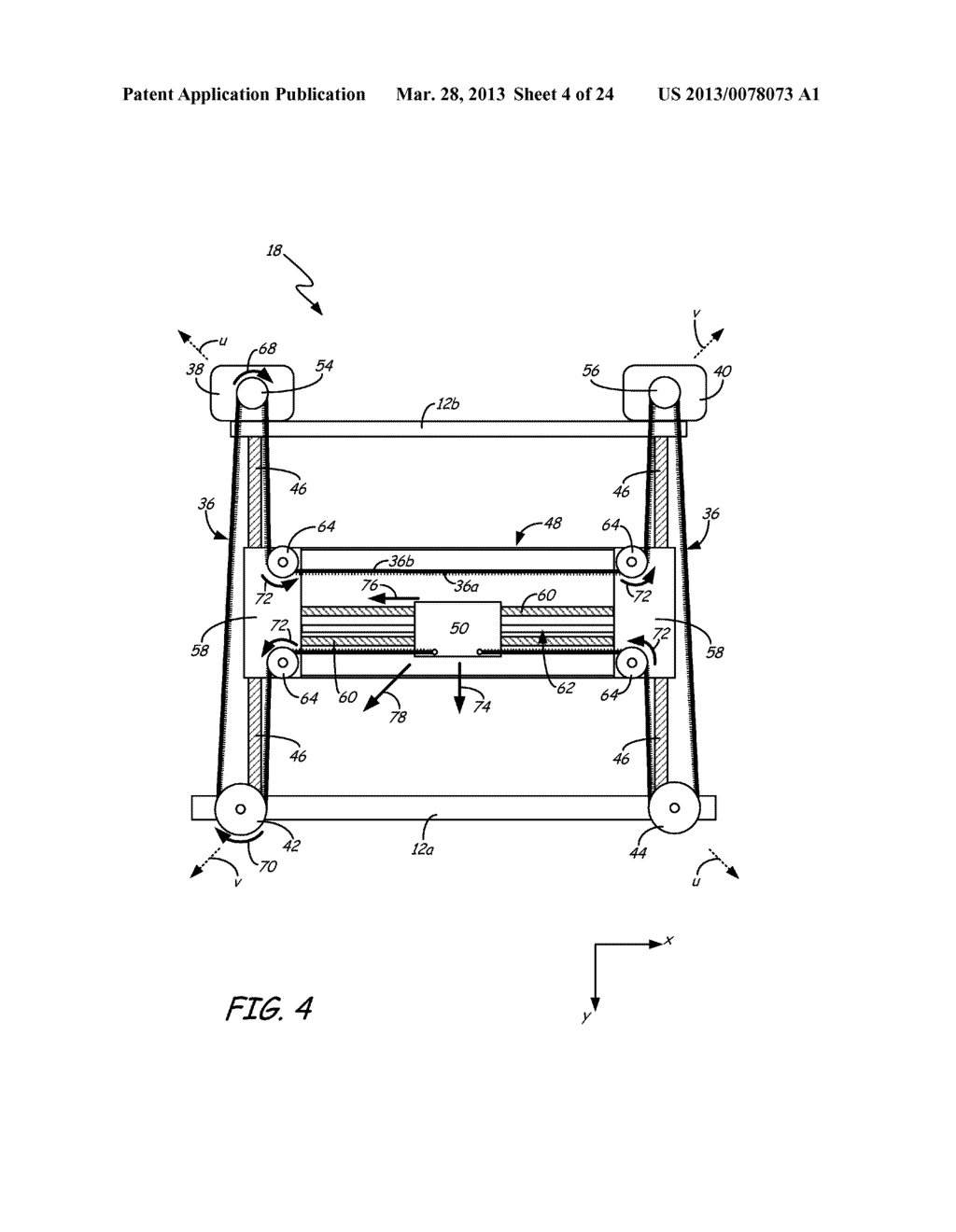 GANTRY ASSEMBLY FOR USE IN ADDITIVE MANUFACTURING SYSTEM - diagram, schematic, and image 05