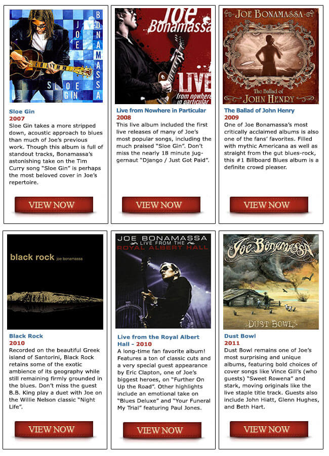 Joe Bonamassa - Discography