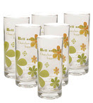 Green Apple Bell Orchid Glass - 285 ml each