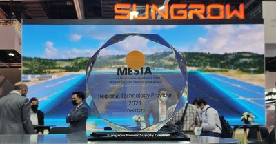 Sungrow Wins MESIA Solar Awards 2022 as the “Regional Technology Provider for Inverters"