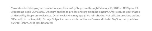 Transformers News: Nothing Says Love Like a Sweet Deal - Free Shipping on all Hasbro Toy Shop Orders