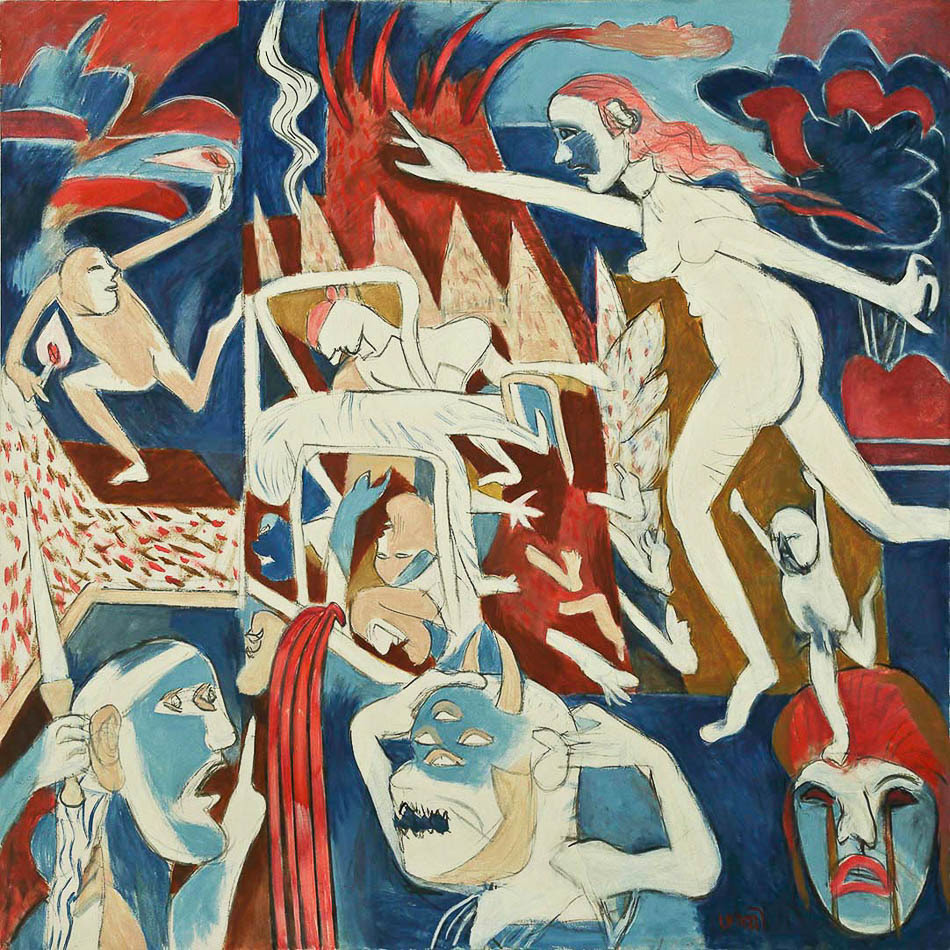 K. G. Subrahmanyan (India), The City is Not for Burning, 1993.