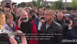 Video: Germans complain to politician about dangers from Muslim migrants, she calls them Nazis