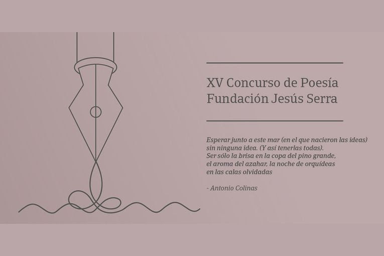 XV Concurso de Poesía de la Fundación Jesús Serra