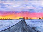 Winter Sunrise Farm - Posted on Tuesday, February 17, 2015 by Cynthia Van Horne Ehrlich