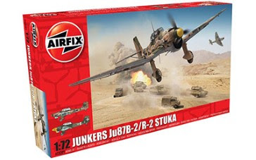 NEWS AIRFIX Junkers Ju87B-2/R-2 Stuka 1:72 W364_1036475_a03089_3d_box
